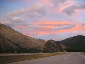 Sunset in Montana